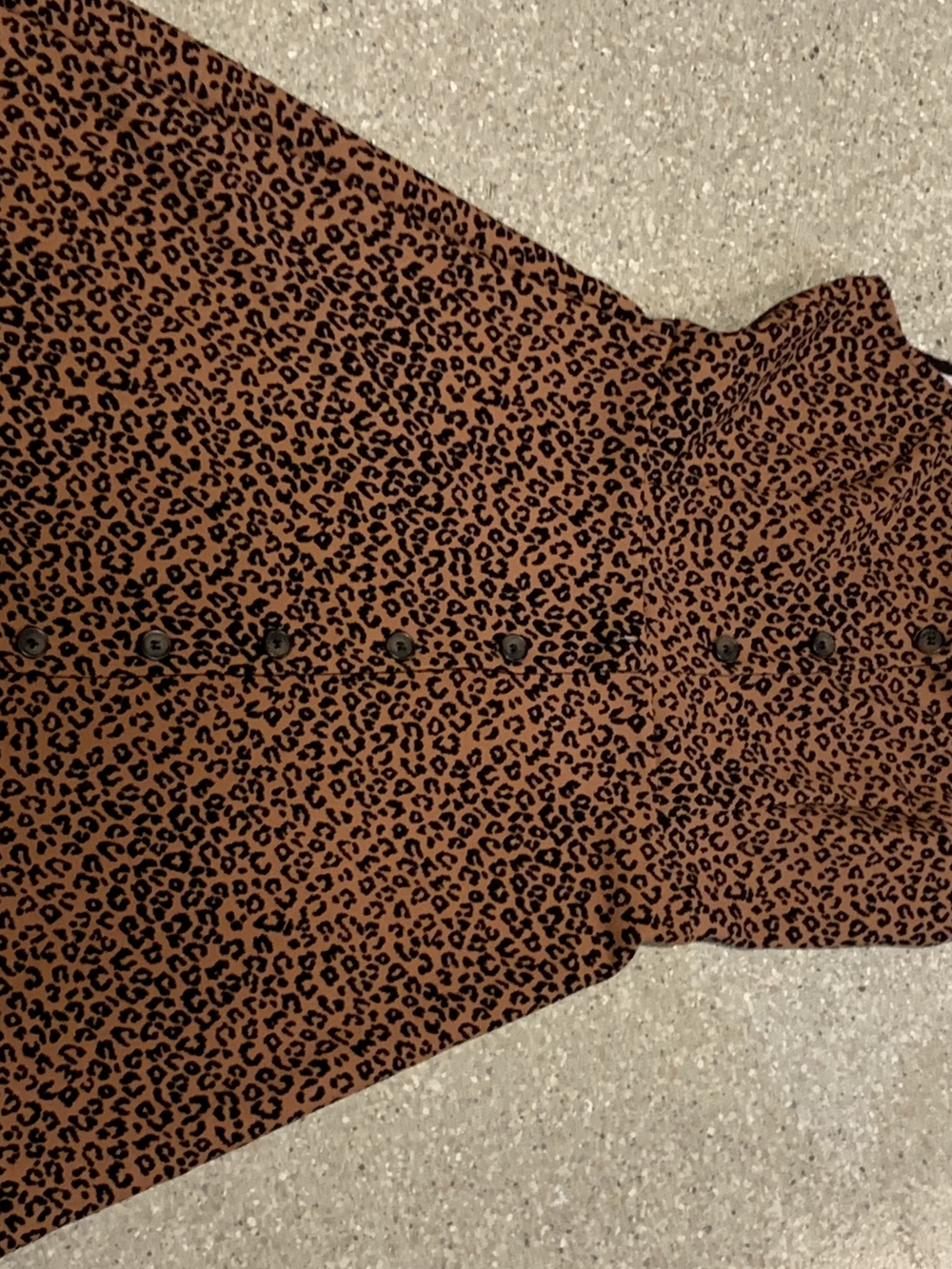 #698 "Lush" Leopard-Print Top in Cream and Black